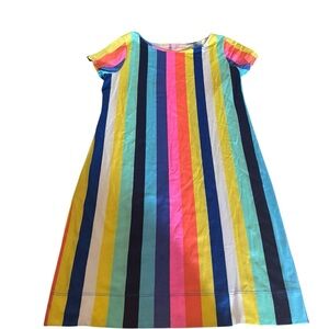 Lilly Pulitzer Colorful Striped Midi Dress